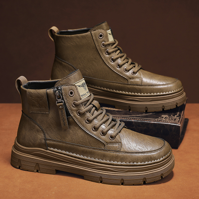 Riding Boot Short - Men's Fashion Short Boots, Anti-Slip Durable,