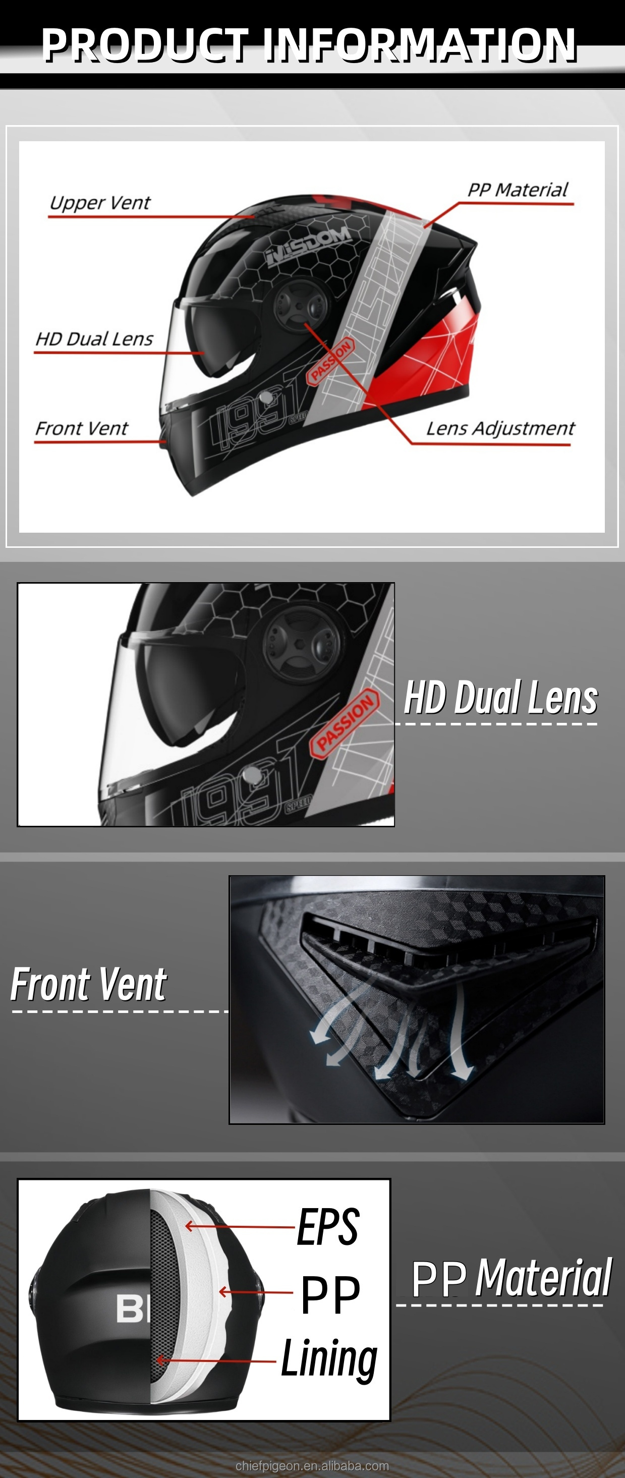 Lightweight Unisex Full Face M - Motorcycle Gear Price ulasan dan harga