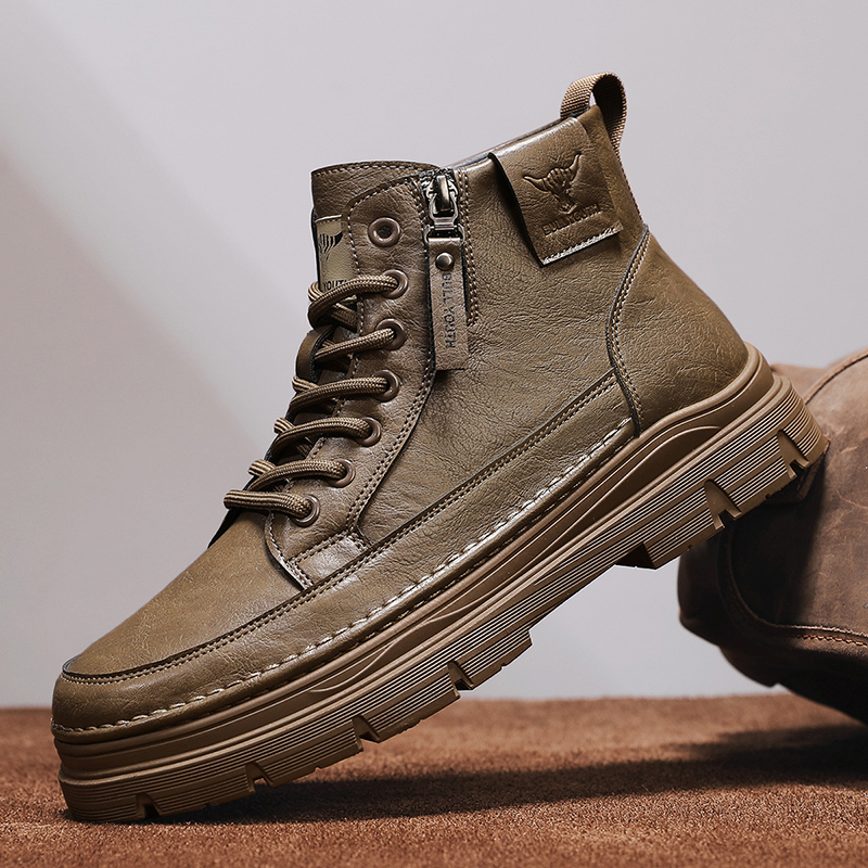 Men's Fashion Short Boots, Ant - Riding Boot Short ulasan dan harga