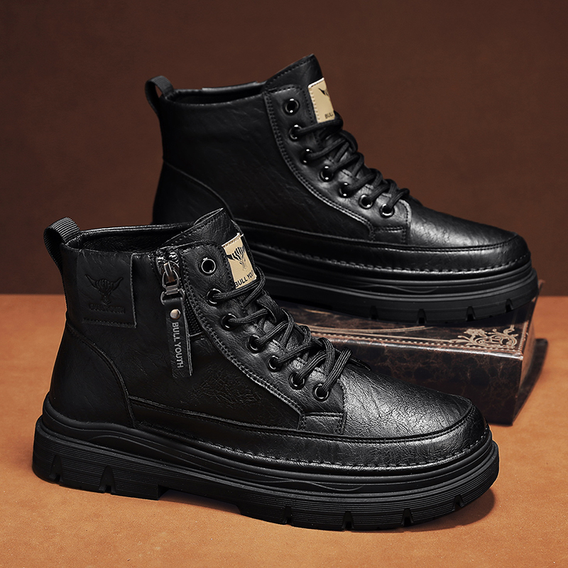 Men's Fashion Short Boots, Ant - Riding Boot Short ulasan dan harga