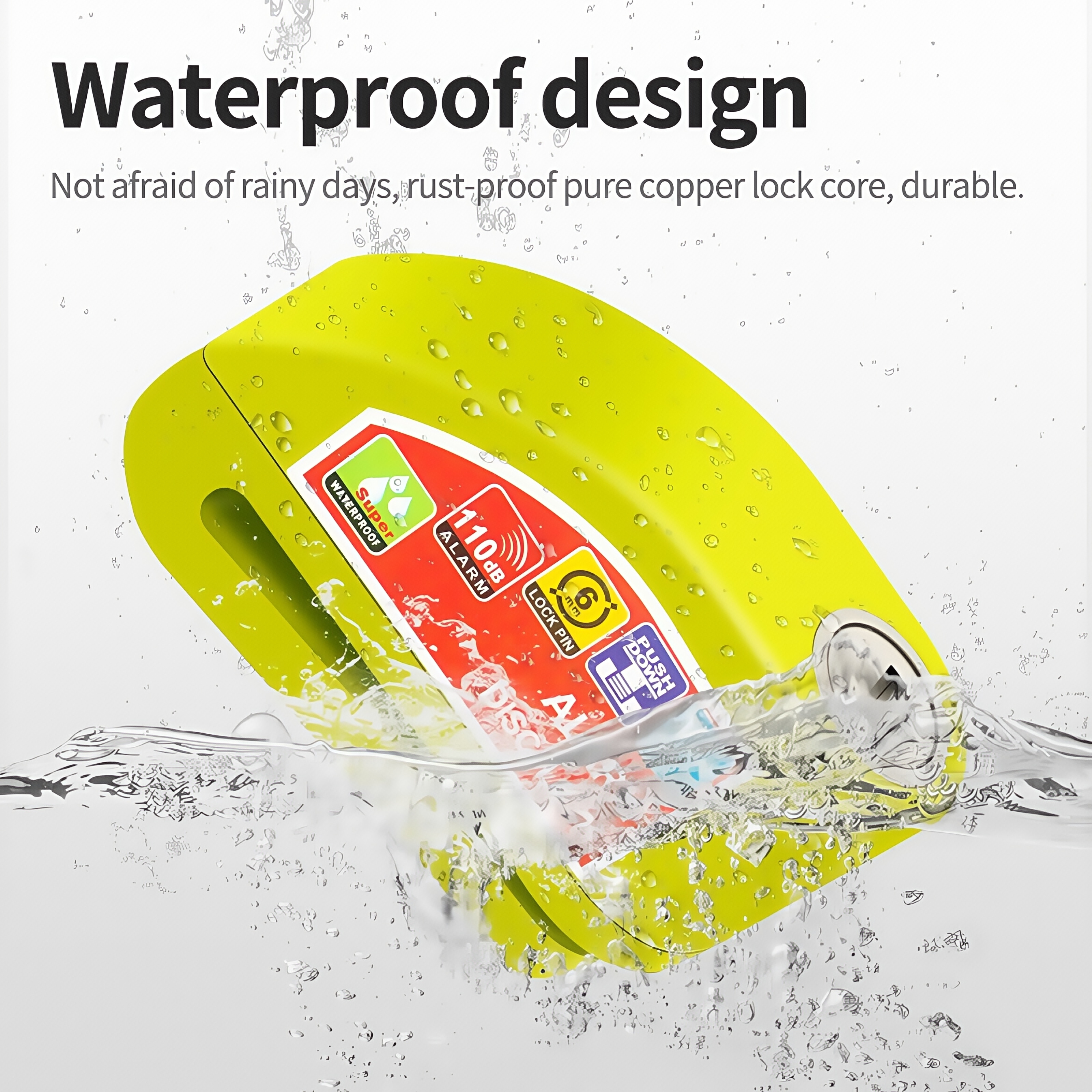 Waterproof Disc Brake Alarm Lo - Disc Lock Brake ulasan dan harga