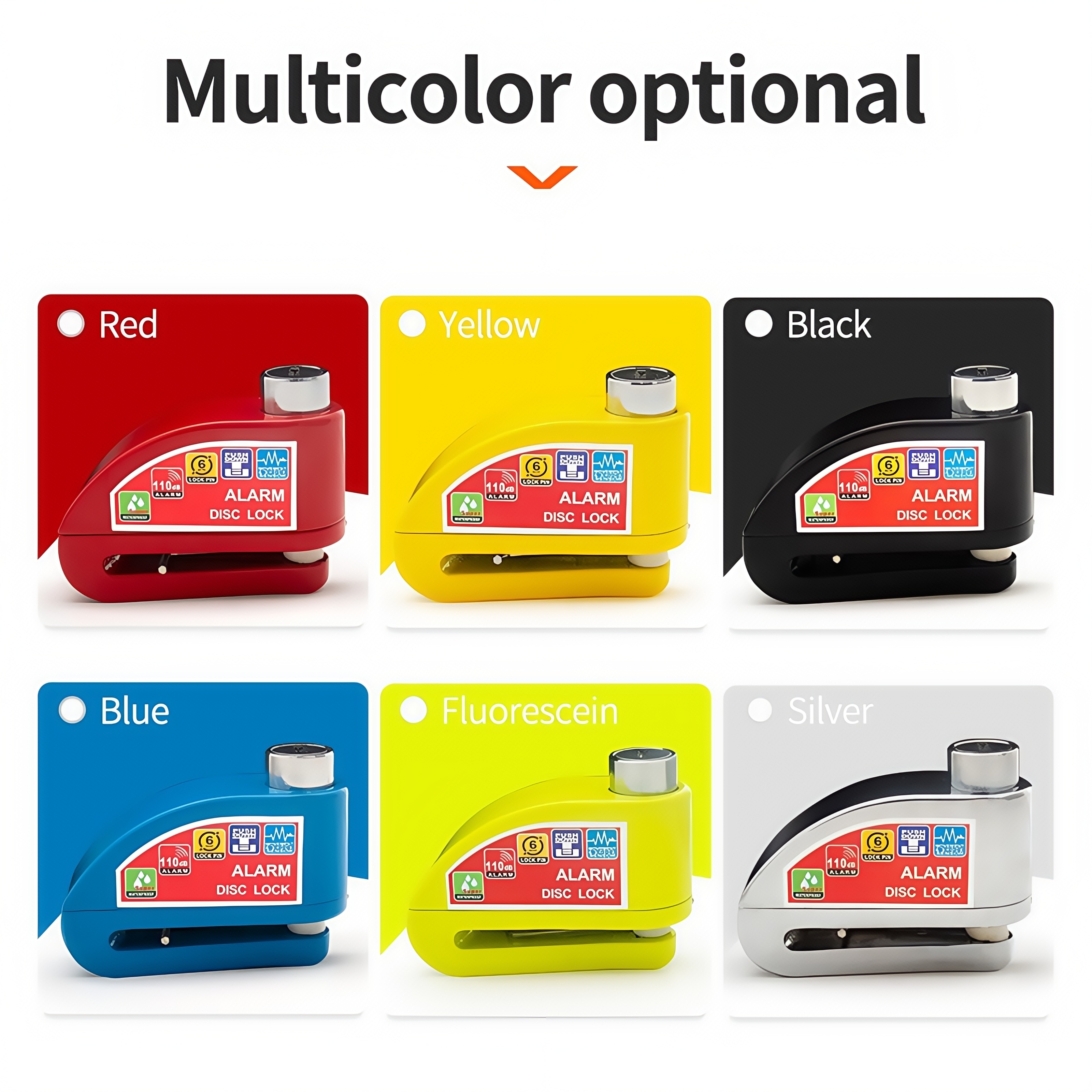 Waterproof Disc Brake Alarm Lo - Disc Lock Brake ulasan dan harga