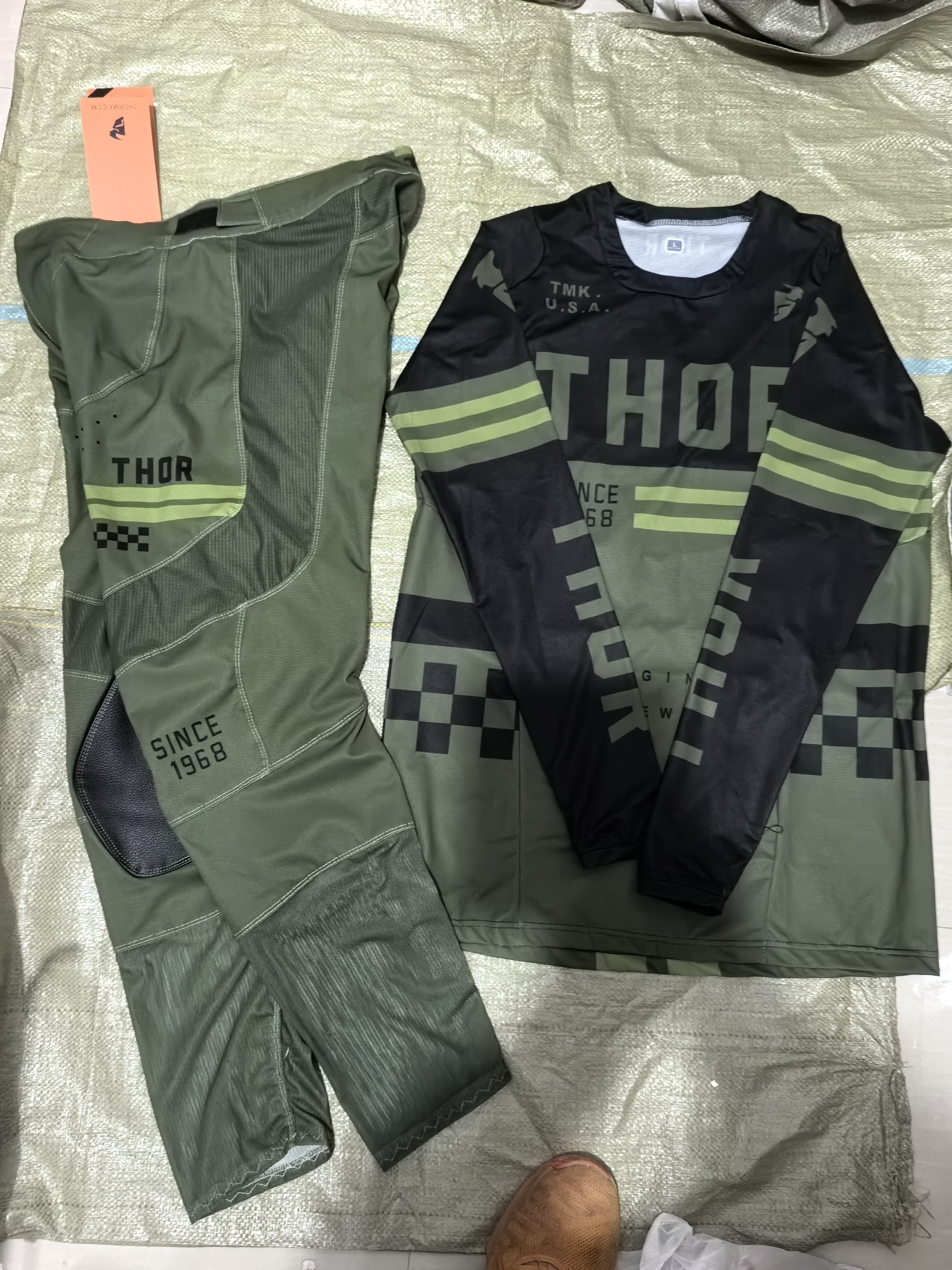 2026 Army Green Mx Gear Set Po - Motorcycle Gear Sale ulasan dan harga