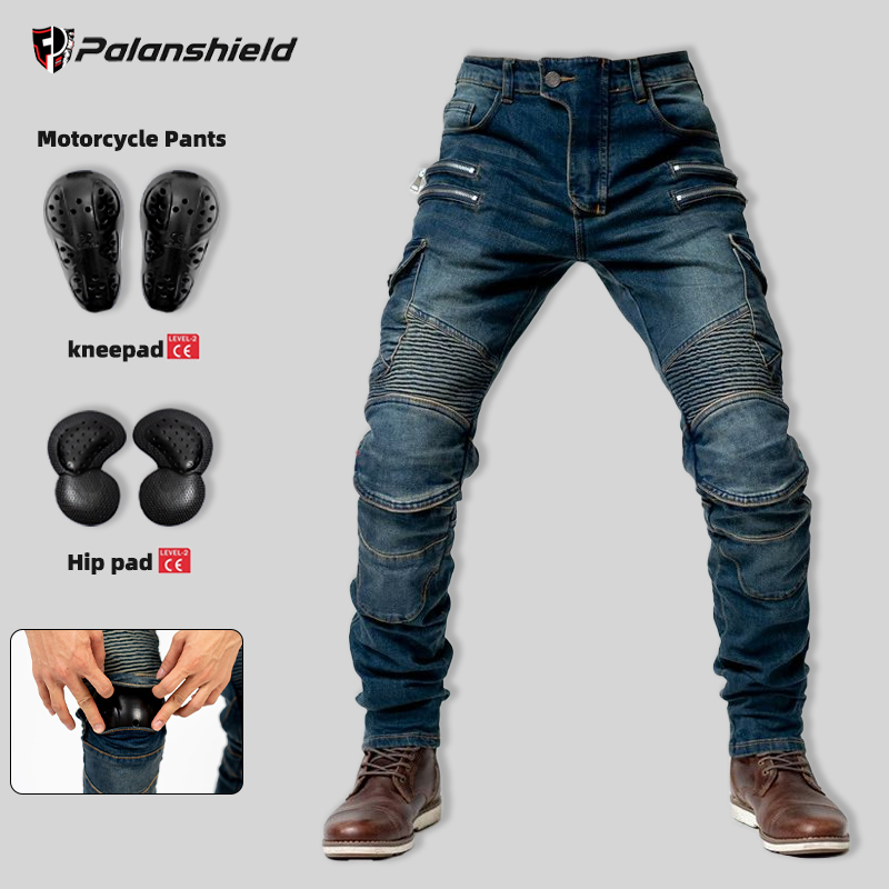 New Double Zipper Metal Style  - Motorcycle Gear Women Pants ulasan dan harga