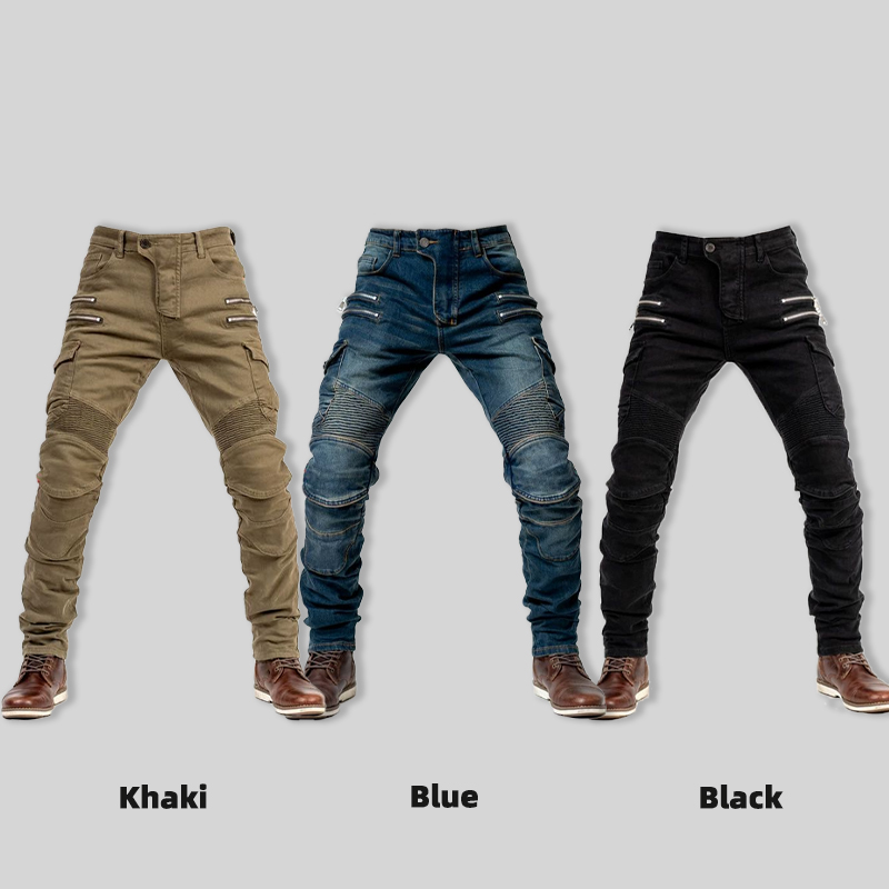 New Double Zipper Metal Style  - Motorcycle Gear Women Pants ulasan dan harga