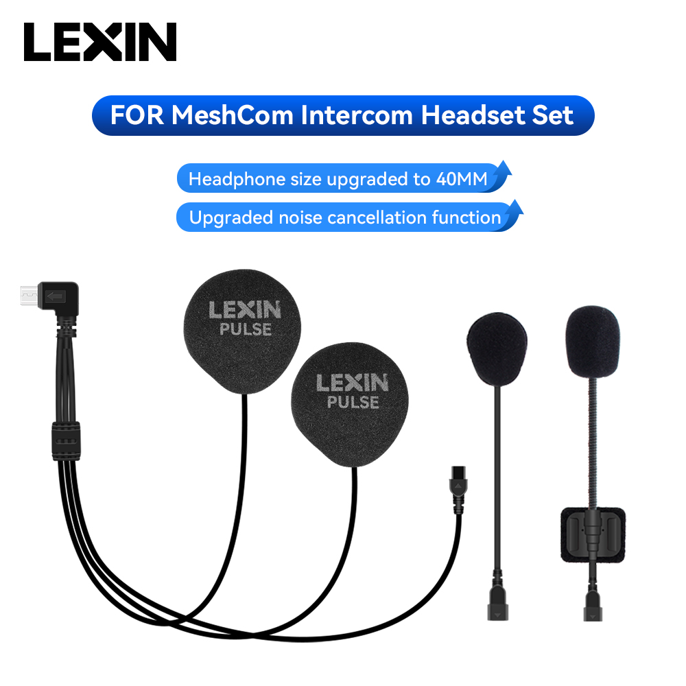 LEXIN-MeshCom mesh intercom 40 - Intercom Headset Helmet ulasan dan harga