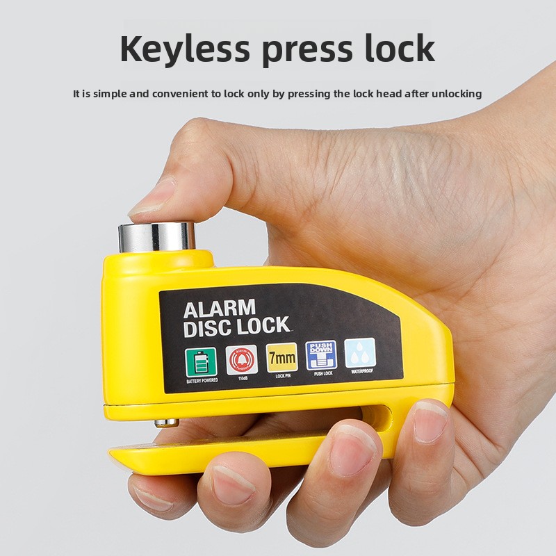 Bicycle Disc Brake Lock Alarm, - Disc Lock Brake ulasan dan harga