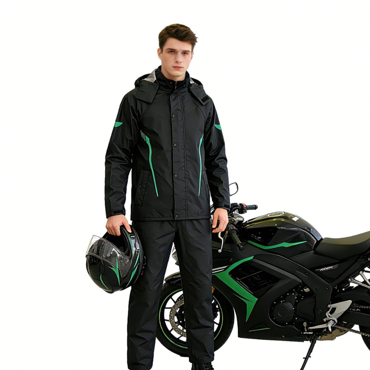 Split Waterproof Rain Suit for - Motorcycle Gear Full Suit ulasan dan harga