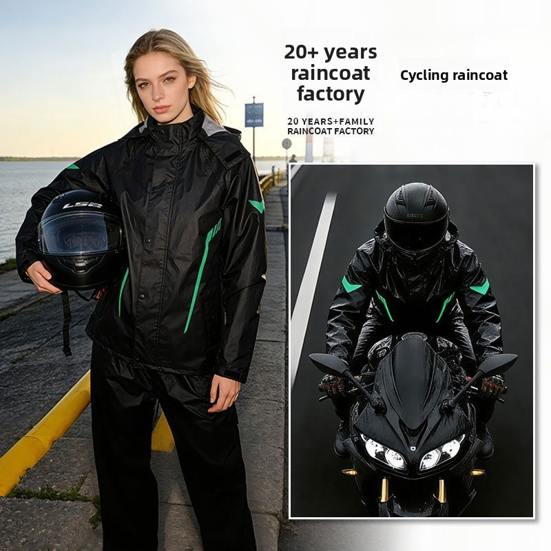 Split Waterproof Rain Suit for - Motorcycle Gear Full Suit ulasan dan harga