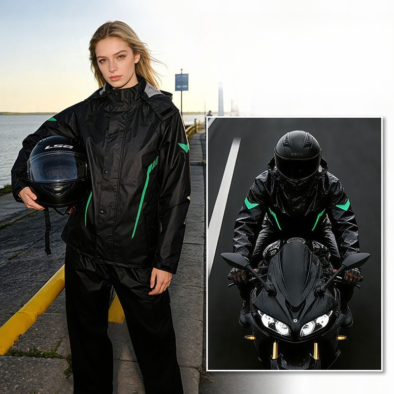 Split Waterproof Rain Suit for - Motorcycle Gear Full Suit ulasan dan harga
