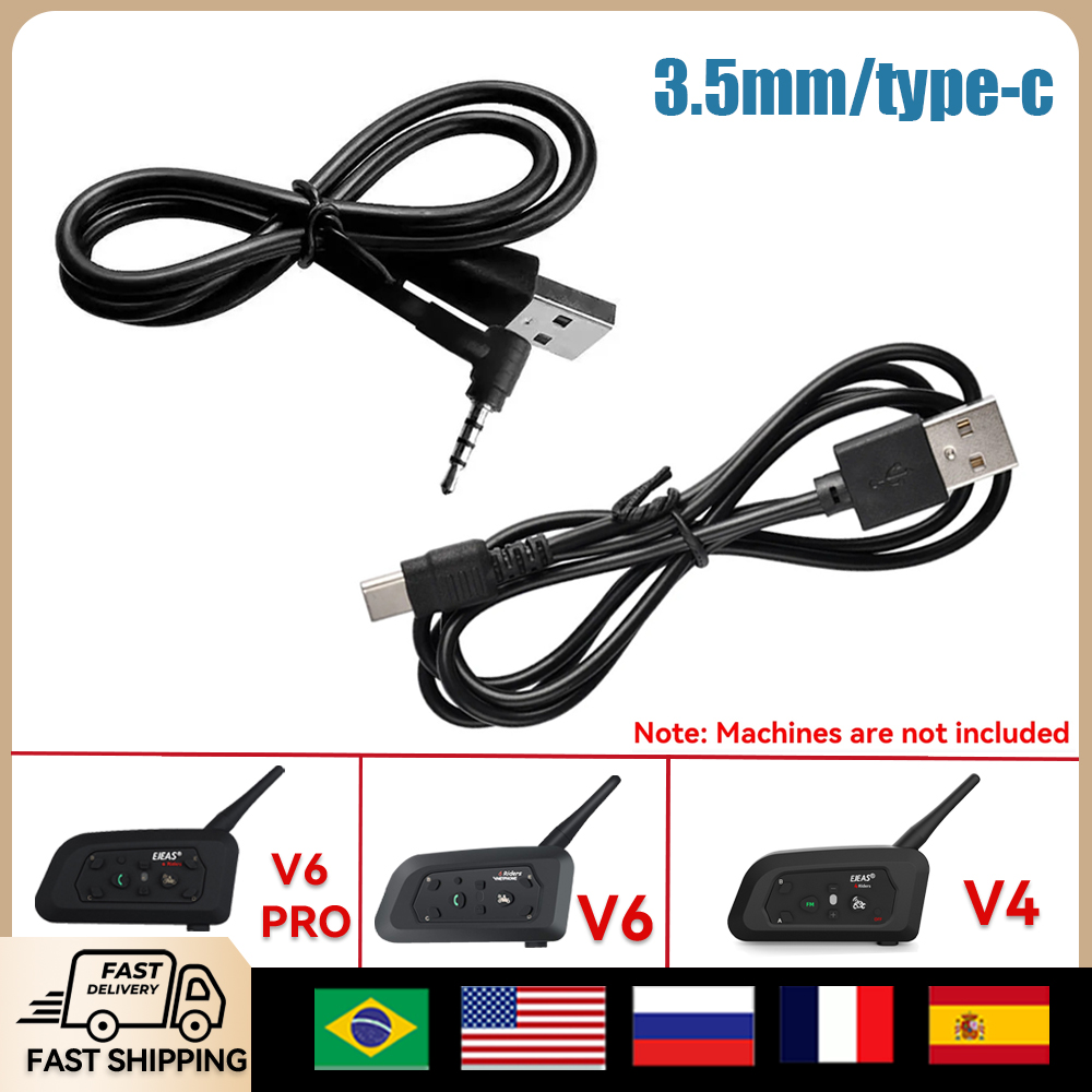 EJEAS V6 PRO+/V4 Plus 3.5mm/Ty - Intercom Headset Helmet ulasan dan harga