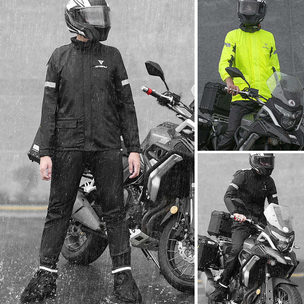 Men Motorcycle Rain Suit Outdo - Motorcycle Gear Women Pants ulasan dan harga