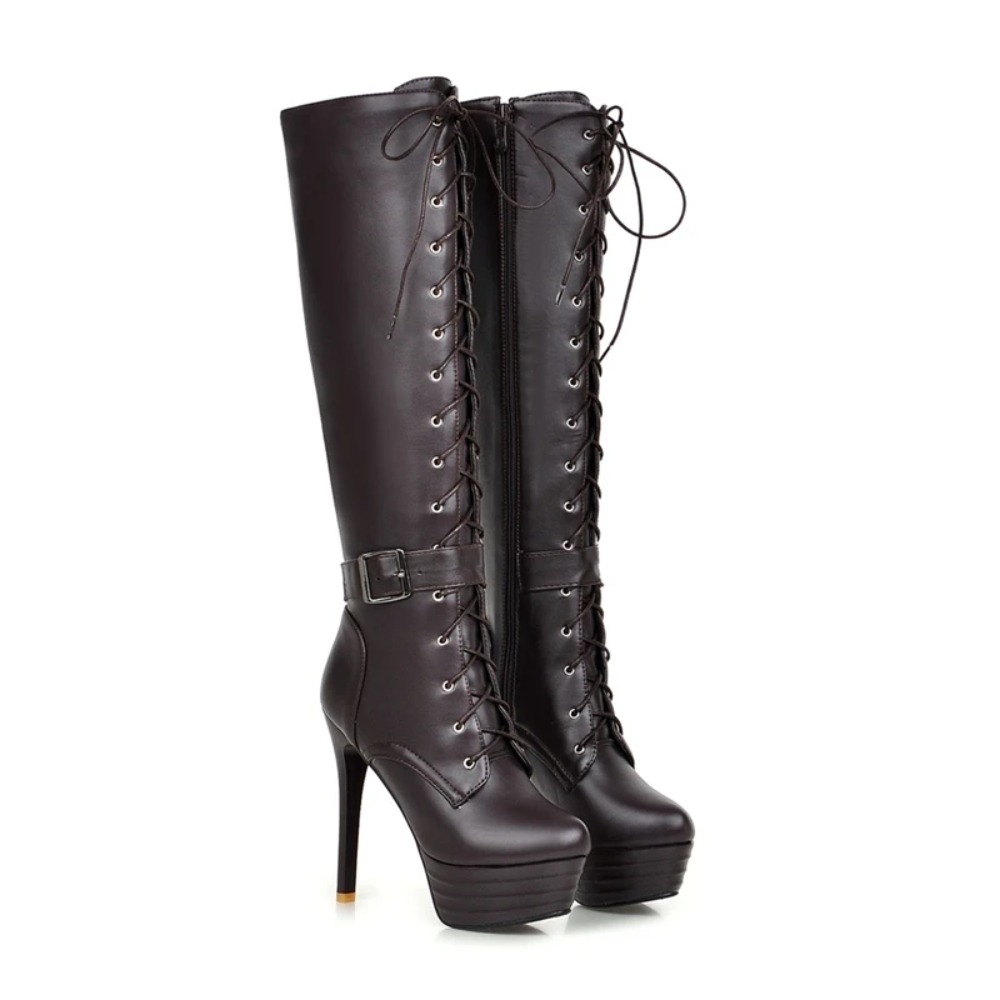 Knee High Boots Womens Botas M - Riding Boot Short ulasan dan harga
