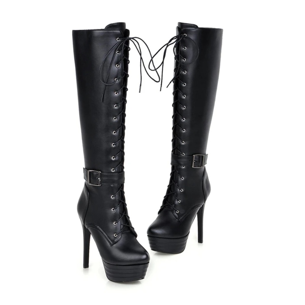 Knee High Boots Womens Botas M - Riding Boot Short ulasan dan harga