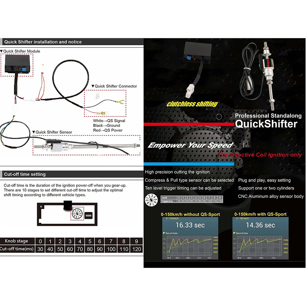 Quickshifter For CFMOTO 450SRS - Motorcycle Gear Quick Shifter ulasan dan harga