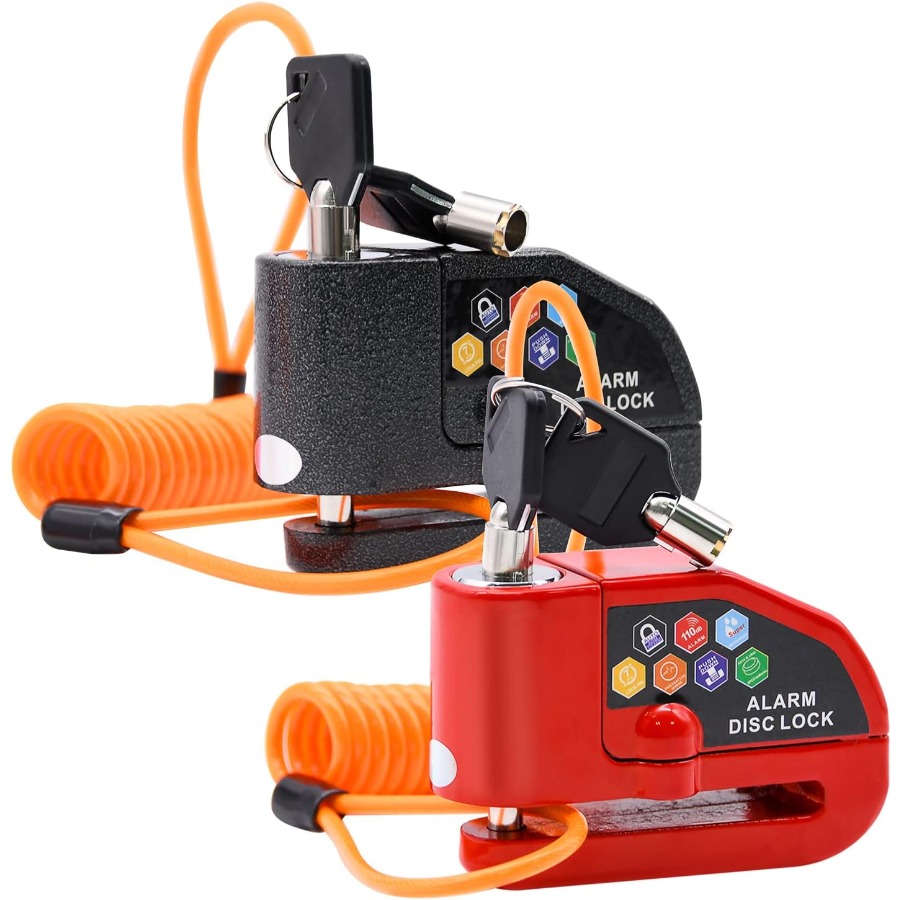 Alarm Disc Lock Set 2pcs Brake - Disc Lock Brake ulasan dan harga