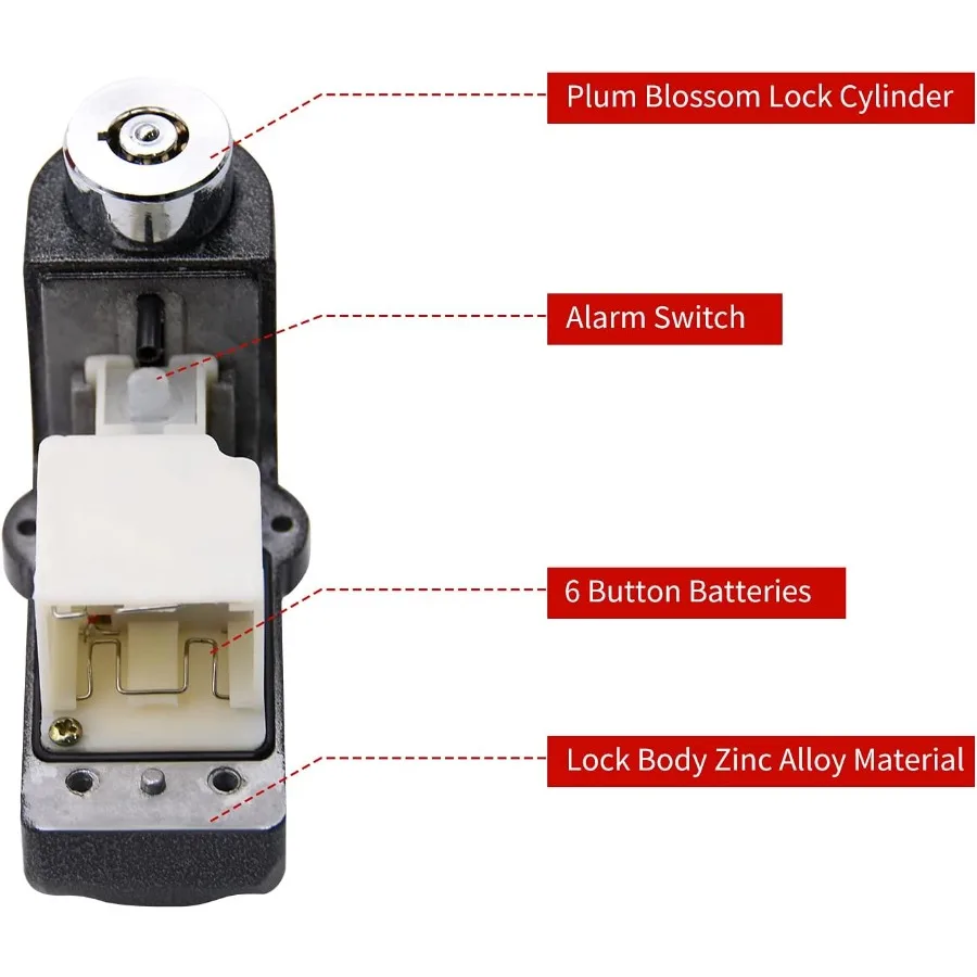 Alarm Disc Lock Set 2pcs Brake - Disc Lock Brake ulasan dan harga