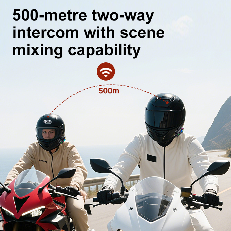 Two-Way 500m Bluetooth Interco - Intercom Headset Helmet ulasan dan harga