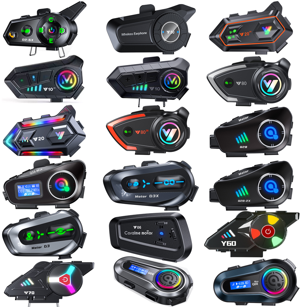Helmet Bluetooth Headset Inter - Intercom Headset Helmet ulasan dan harga