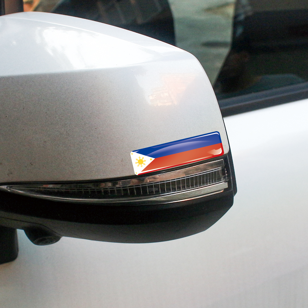 Philippines Flag 3D Epoxy Resi - Motorcycle Gear Philippines ulasan dan harga