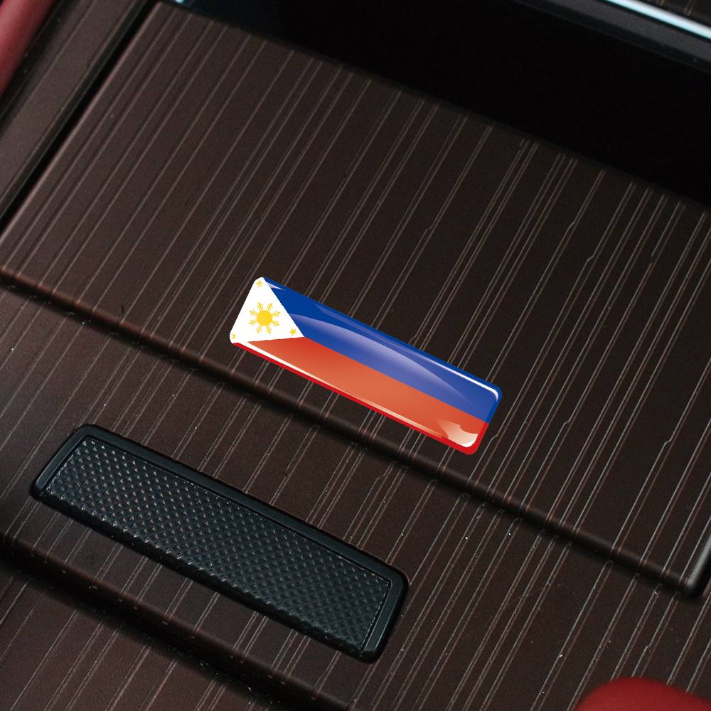 Philippines Flag 3D Epoxy Resi - Motorcycle Gear Philippines ulasan dan harga