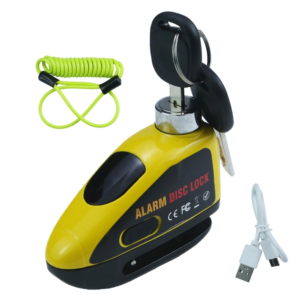 Rechargeable 140dB Motorcycle  - Disc Lock Brake ulasan dan harga