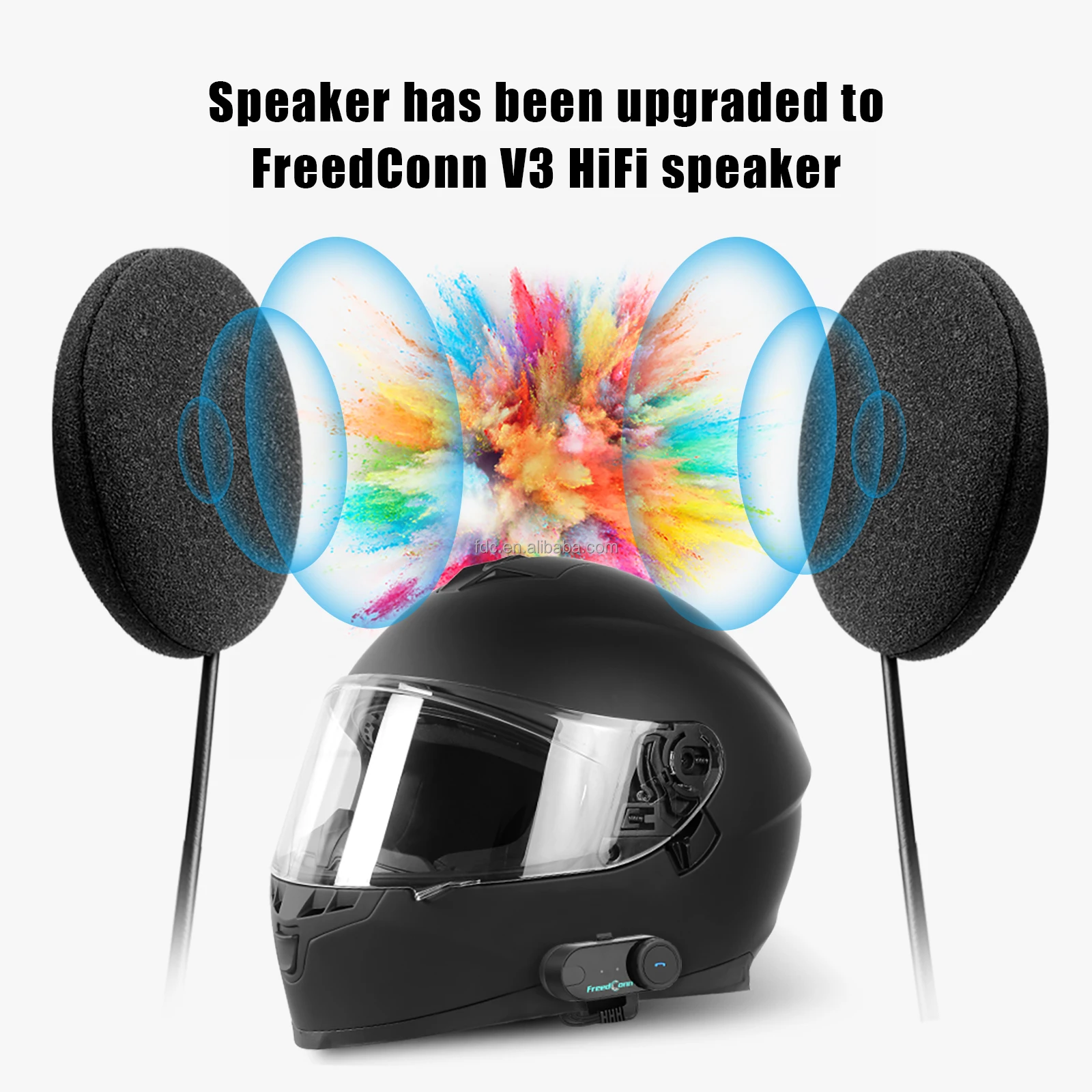 FreedConn Bluetooth Intercom H - Intercom Headset Helmet ulasan dan harga