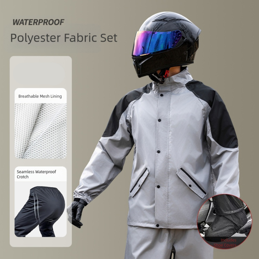 Waterproof Motorcycle Rain Gea - Xxl Motorcycle Gear ulasan dan harga