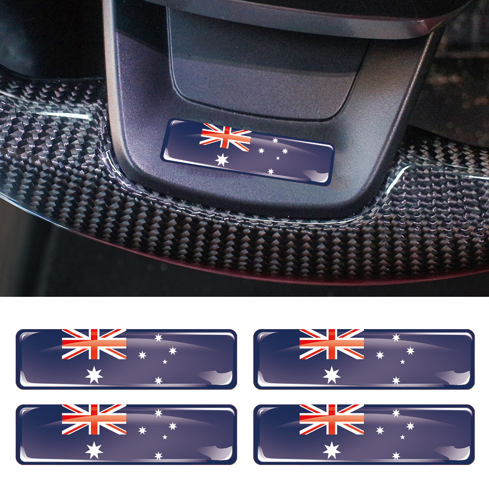 Australia Flag 3D Epoxy Resin  - Motorcycle Gear Australia ulasan dan harga