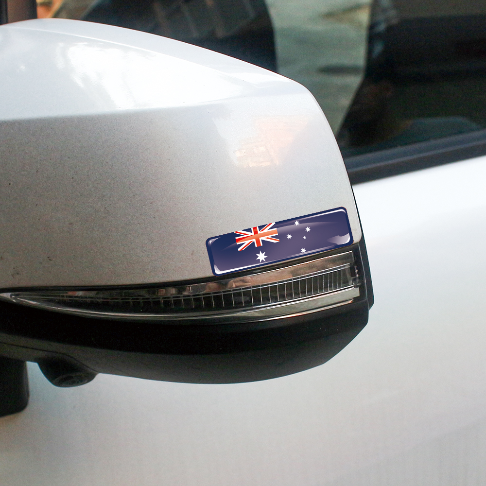 Australia Flag 3D Epoxy Resin  - Motorcycle Gear Australia ulasan dan harga