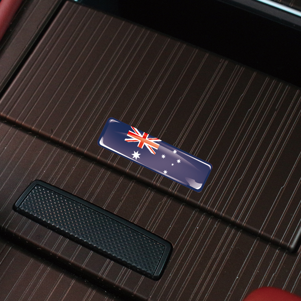 Australia Flag 3D Epoxy Resin  - Motorcycle Gear Australia ulasan dan harga